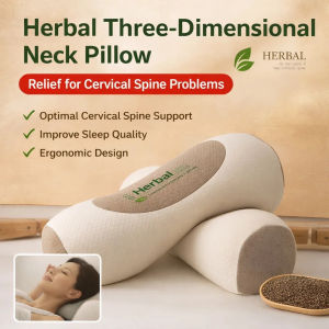 Buckwheat Cervical Traction Pillow Home-use Cervical And Lumbar Support Pillow Firm Support Sleep Aid Pillow Core全荞麦护颈反弓牵引枕