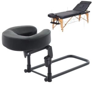 MUQZI Foldable Design Massage Headrest Portable Adjustable Height Face Support Pillow Multi-functional Hand Mat Head Cradle Recovery