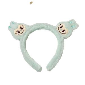 Bando Bulu Karakter Monster Kecil Bandana Motif 2 Boneka Kelinci Fluffy  Headband Piece Aksesoris Wanita Anak avvet