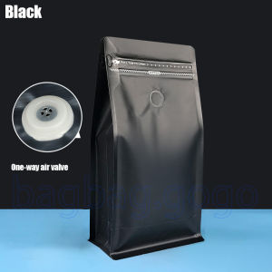10pcs Coffee Bag with Ziplock and Air Valve Coffee Stand Up Pouch with Valve ground Coffee Coffee Beans Nutdried Tea Leaf Food Storage Bag Stand Up Pouch Zip Lock Ziplock Pouch Packaging