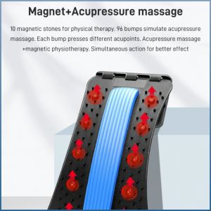 เครื่องยืดเอว ความเครียดของกล้ามเนื้อเอว เครื่องยืดหลังเอว การบําบัดด้วยแม่เหล็ ก ารนวดบนหลัง ปรับได้