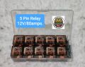 Relay with Socket 5 pins for horns and lights / 80amp. 