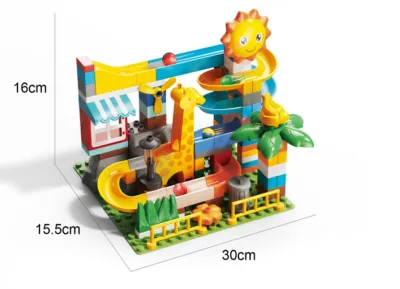 SG STOCK - 6 in 1 Multi-functional Toodles Kids Block Table And Chair Set Toddles Playset Block Toy Storage buckets Gift Toy Building Block Table Kids Bedroom Furniture Set Multi-Functional Fun Bricks Table Children Plastic Table and Chair Set