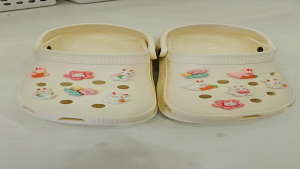 Charm jibbitz sticker 3D gắn dép cross mẫu A60 thỏ