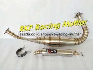 Knalpot RX King RX-King RX Special Spesial kolong KDX repsol Stainless steel kenalpot racing motor
