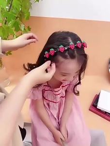 Purple Rainbow Princess Headband for Women Girls Plastic Mickey Hairband