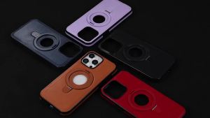 Magnetic Ring Stand Ring PU Leather Phone Case For  S23 S4 Ultra S22 Plus Retro For  Wireless Charge Cover Funda