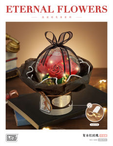 LOZ ตัวต่อ มินิบล็อก ช่อดอกไม้ มีไฟ LED Bouquet - Eternal Flowers MINI BLOCK มีให้เลือก 4 แบบ (รหัส 1297-1300)