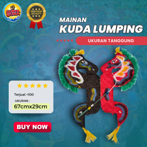 JUAL MAINAN EDUKASI ANAK MAINAN KUDA LUMPING BAMBU KUALITAS TERBAIK UNTUK ANAK USAI 5 TAHUN