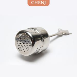 [COD] CHENJ ที่กรองชาแบบทรงกระบอกทำจากสแตนเลสที่กรองชารั่วเครื่องเทศสมุนไพรเครื่องปรุงรสลูกบอลแขวนโซ่อุปกรณ์ในครัว
