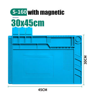 【Ready Stock】ESD Soldering Mat Repair Pad Insulation Heat Resistant Soldering Station Silicon Work Pad Desk Platform Phone Repair Tool Kit