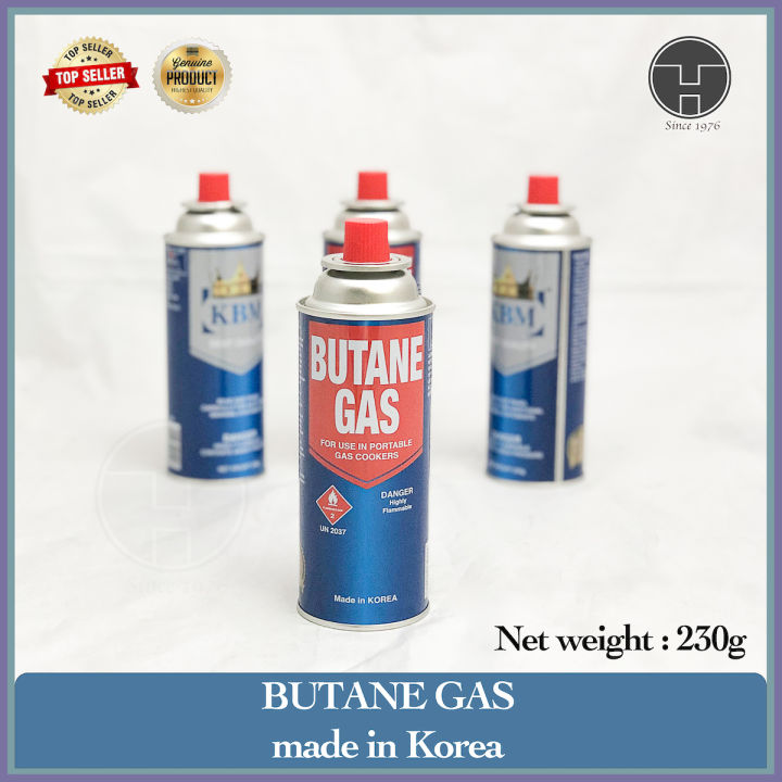 [TeoHin] KOREA Butane Gas Cartridge / Gas Tin 230G [Made in Korea