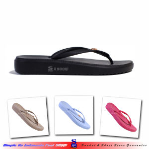 Ando Ivy Sendal Wedges Japit Eva Ringan Wanita Sandal Jepit Cewek Dewasa Kekinian 36-40