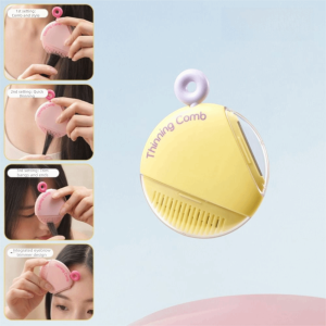 SIRENXI Có thể điều chỉnh. Lược chải tóc thưa 3 chế độ Di động Lược cắt tóc Chuyên nghiệp Tròn Máy tỉa tóc mái 5 trong 1 Phụ nữ