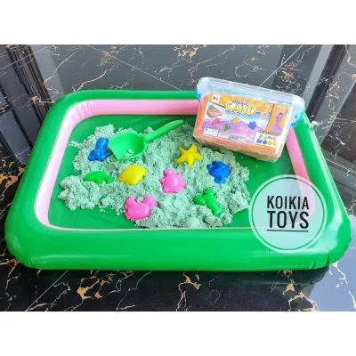 FREE BUBBLE WRAP DUS Mainan pasir ajaib anak 1kg mainan edukasi anak