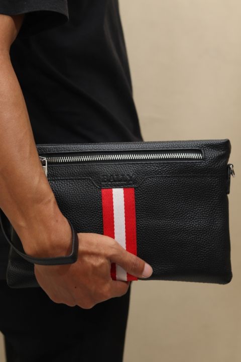 Pouch Bally Men Clutch Designer Bags Bally Man Purse Handbag