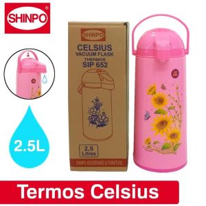 PROMO (BISA COD) SHINPO Thermos Air Panas & Dingin Kapasitas 2.5 L Celcius Vacuum Flask Termos SIP-652