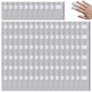 100Pcs Nail Foil Wraps Quick and Efficient Nail Remover Foils Gel Nail Remover Wrap Remover Nail Foils Wraps