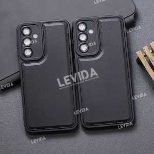 Luxury Case Leather Pro Kamera Black Samsung A15 Samsung A16 Samsung M15 5G Samsung M35 5G