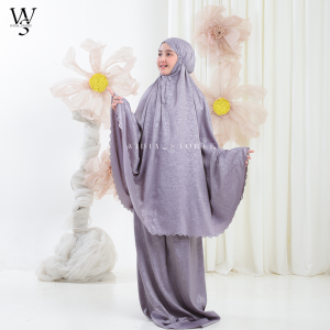 Mukena Anak 2in1 Santorini Silk Laser Cut Premium Amira Kids Series