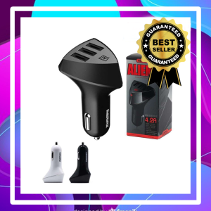REMAX Charger - Saver RCC 304 3 USB ALIENS / RC-C304 Charger Mobil / Motor 3 USB 1 Pcs
