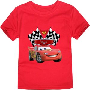 PVJ Kaos Distro Anak Gambar Karakter Mcqueen Kartun Cars Untuk Laki laki dan Perempuan