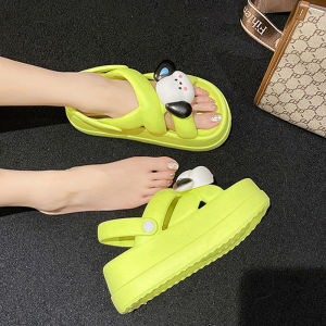 QZshop สุดปัง รองเท้าแตะแฟชั่นเสริมส้น รุ่นนี้มี 5 สี มาพร้อมน้องหมา ยางคุณภาพดี กันลื่น ทนทาน ราคาไม่แพง ไม่เชื่อบองจิ้มตะกร้าดูค้า