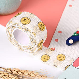 4.5m x 5cm Non-Woven Self-Adhesive Elastic Bandage Waterproof Sports Physio Muscle Strain Injury Wrist Support Bandage Finger Guard Bandage Writing Protect Finger Tape Kinesiology Tape