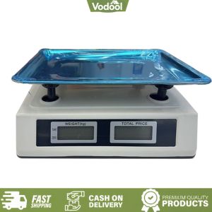 [VSC] 40kg/1g Commercial Price Scale LCD Digital Display Counting Weight Scale Rechargeable Food Produce Scale for Vegetables