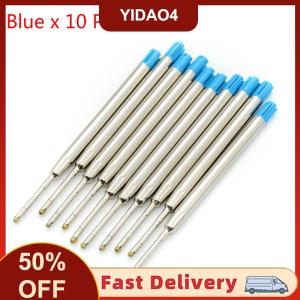 【YIDAO4】 10 cái bút bi 1.0mm tiêu chuẩn phong cách Parker mực xanh vừa