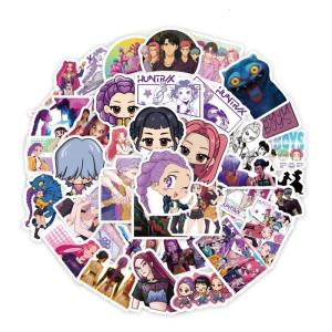 1 Set Funny Kpop Theme Movie Stickers Stylish Decals for Kids Crafts Party Favors Gift Giving Phone Ornament