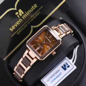 Jam tangan original - Jam tangan seven minute - Waterresist Bisa dibawa berenang - Jam tangan wanita - Model analog - Jam tangan kasual wanita - Mewah elegan - Jam tangan terlaris - Cod