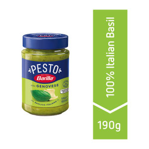 Barilla Pesto Genovese Pasta Sauce With Fresh Italian Basil - 190G