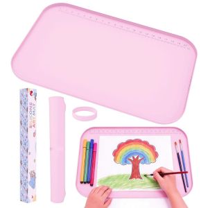 NOBLELUX Large Painting Mat Silicone Non-Slip Graffiti Clay Art Pad Portable Washable DIY Craft Tray For Crafts Drawing Clay