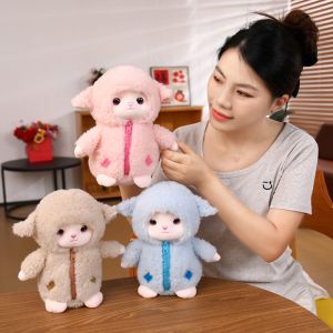DOWNA Cừu Đồ chơi nhồi bông hình cừu Thân thiện với da. Vải nhung Cừu nhồi bông Dễ thương. Đồ chơi cho bé. Trẻ em vui chơi