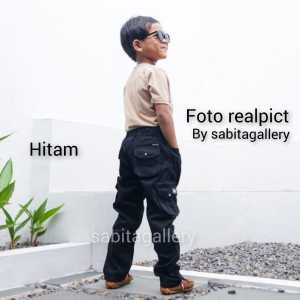 Celana panjang cargo anak | celana panjang anak umur 1-12 tahun