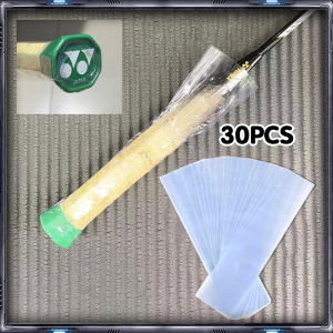 30PCS Universal Heat Shrink Tube PVC Grip Raket Bulutangkis Badminton Moisture-Proof 20*12*6cm Lindungi Pegangan Raket Agar Tetap Tahan Lama