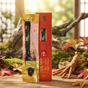Set Lẻ 1 Củ 30gr Hồng Sâm Củ Tẩm Mật Ong Hàn Quốc Cao Cấp JK Ginseng King - Hộp 1 Củ x 30gr