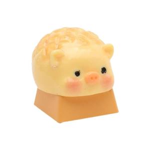 Pig Pineapple Bun Original 3D Sculpted Keycap Resins ESC Keycap for Crosses Axises Keyboards Customization Lovers