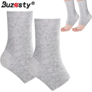 ถุงเท้ากันกระแทก Buzesty สำหรับผู้หญิง & ผู้ชาย (1คู่)-ไม้ไผ่ป้องกันความเมื่อยล้าที่ดีที่สุดใยถ่านที่พยุงรั้งข้อเท้าออกกำลังกายปลอกเท้าอบอุ่นสำหรับโรคระบบประสาทอักเสบเท้า Plantar Fasciitis อาการปวดเส้นประสาท Relief-รั้งข้อศอกปลอกพยุงกล้ามเนื้อ