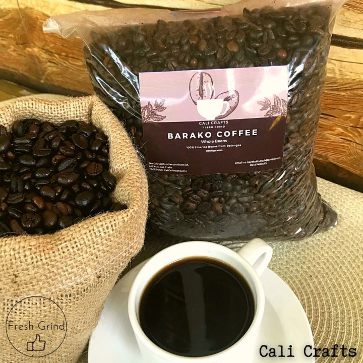 Cali Crafts Barako Coffee Kg Whole Beans Medium Roast Kapeng Barako Liberica Beans From