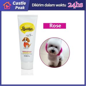 80G Pet Hair Warna-warni Rambut  Coloring Semir Warna Rambut Bulu Anjing Kucing  Aman Cat Dog Colouring