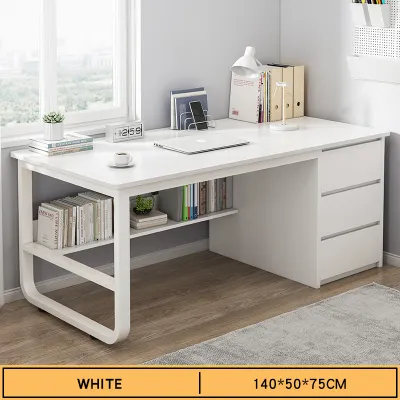 Computer Table With Drawer Computer Desk Study Desk Office Desk Multifunction Home Office Writing Study Desk Meja