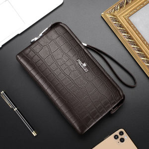 Ví Clutch Nam Da Vân Cá sấu Hoa Văn Khóa Mật Khẩu.Ví Cầm Tay Da Nam. Bóp Da Cầm Tay Nam FSD Cao Cấp