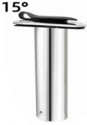 304 Stainless Steel Boat Fishing Rod Holder Flush Mount Pole Stand