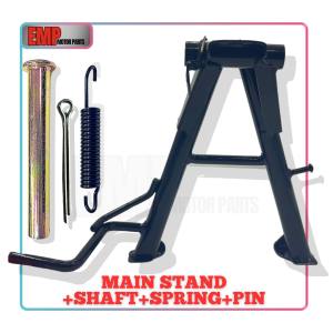 MAIN STAND LC135 55D DOUBLE STAND LC55D TONGKAT TENGAH LC13555D YAMAHA ACCESSORIES SHAFT PIN SPRING