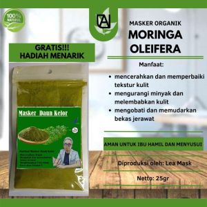 Masker wajah daun kelor atasi flek dan jerawat / masker rempah
