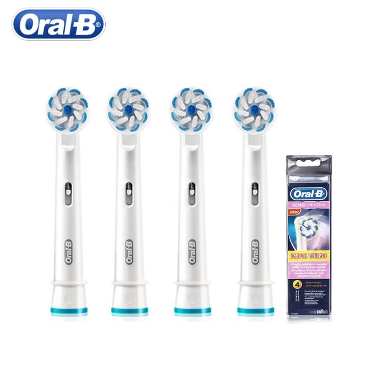 Oral B EB60 Sensi Ultrathin Electric Toothbrush Replacement Heads Soft