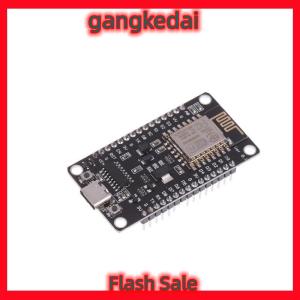 Gangke NodeMcu Lua บอร์ดพัฒนา WiFi ESP-12F ESP8266 V2.1กระดานดำไมโคร USB CH340พร้อมปุ่มแฟลชและปุ่ม RST