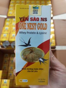 [Free ship 300k+quà 19k] Thực phẩm bảo vệ sức khỏe YẾN SÀO NS ONE NEST GOLD 120 mlbcalivinghcmbổ sung chất dinh dưỡng giúp ăn ngon ngủ ngon cho bé phù hợp với trẻ suy dinh dưỡngbiếng ăngầy yếu